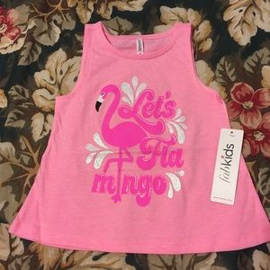 NWT Fabkids flamingo outfit
